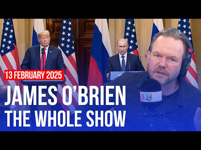 Is it time to use the word 'appeasement'? | James O’Brien - The Whole Show