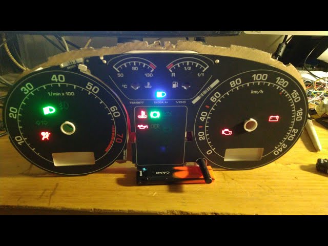 Skoda Octavia MK1 instrument cluster Arduino