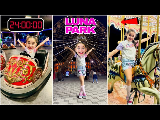 ELİF SİNEM LUNA PARK VLOG !! TÜM GÜN EĞLENCE VE KORKU !!