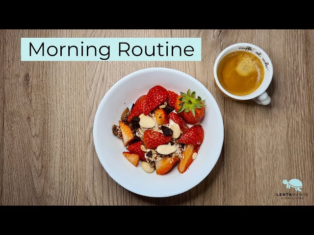 La mia MORNING ROUTINE lenta e consapevole | Slow Living Morning Routines