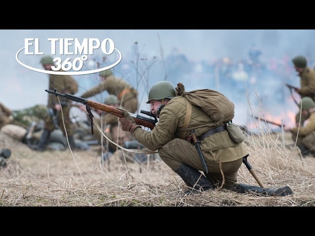 Batalla de la Segunda Guerra Mundial recreada con tanques y pirotécnicos | EL TIEMPO