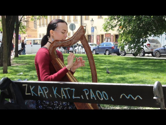 Street music  ❤😍 Praha, Musique de rue à Prague, ストリートムジークプラハبراغ