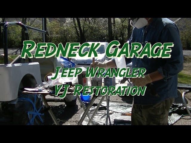 Block Sanding and Going Backwards ..... Fiberglass Repair - Jeep Wrangler