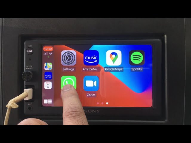 Sony XAV-AX1000 demonstration #sony #music #musicplayer #applecarplay