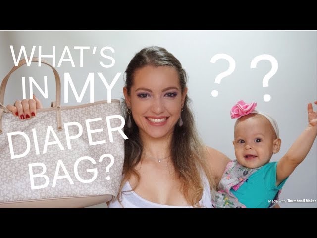 WHAT'S IN MY DIAPER BAG ??  | Nathalia Esquivel