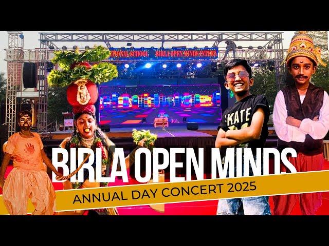 My School Annual Function🔥| Birla Open Minds Bibinagar❤️| Annual Day 2025 | Zaid Afnan Vlogs