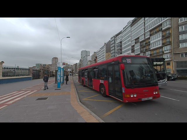 Avenida de Linares Rivas. A Coruña (VR180 3D)