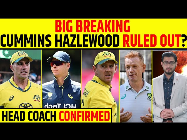 🔴CT BREAKING: BIG BLOW TO AUSTRALIA, PAT CUMMINS RULED OUT, NO HAZLEWOOD? NEW CAPTAIN IN CT 2025?