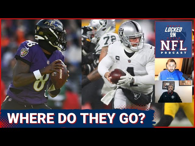 Landing Spots for Ravens' Lamar Jackson, Raiders' Derek Carr | Wild Card Weekend Playoff Predictions