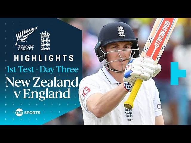 New Zealand vs England 1st Test (Day 3) 🏏 | Tourists Close In On Victory 🔥 | TNT Cricket Highlights