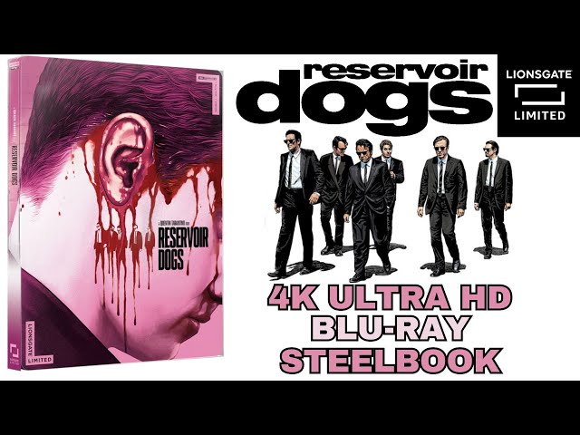 Reservoir Dogs 4K Ultra HD Blu-ray Lionsgate Limited Steelbook