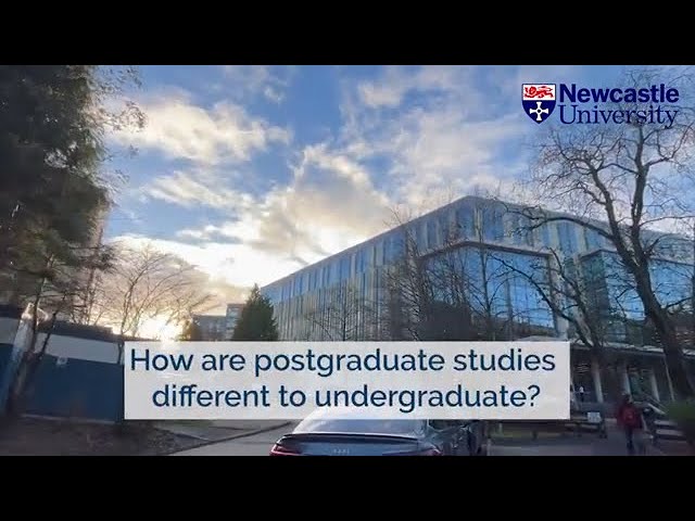 How is postgraduate study different to undergraduate?