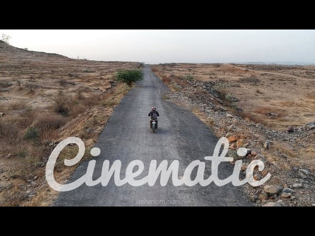 How to take Cinematic Footage on DJI Spark | Motorcycle Drone Tracking | DJI Drones India