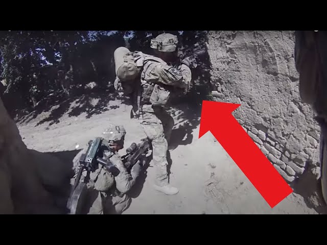 Combat Footage - US Troops Retaliate In Taliban Firefight