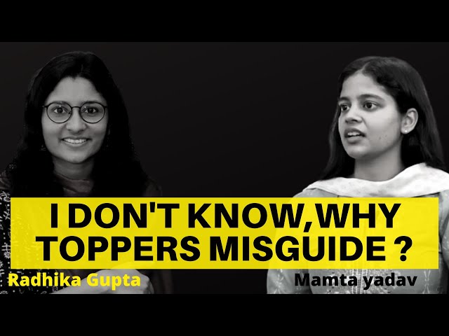 Why toppers always misguide regarding newspaper reading ? | Mamta Yadav | Radhika Gupta | UPSC 2020