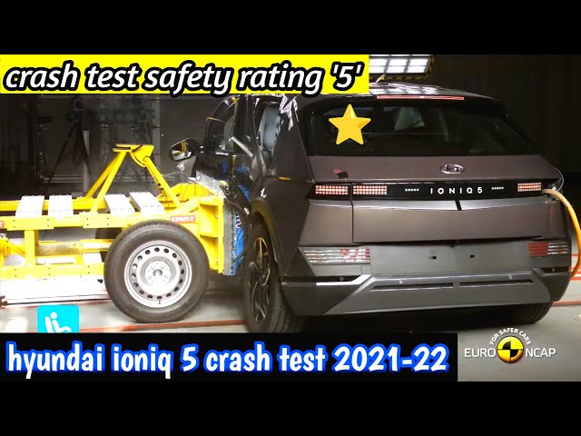 hyundai ioniq 5 2021-22 | 💪🏼😱#crashtest #safety #rating #srjinfoauto '5' ⭐