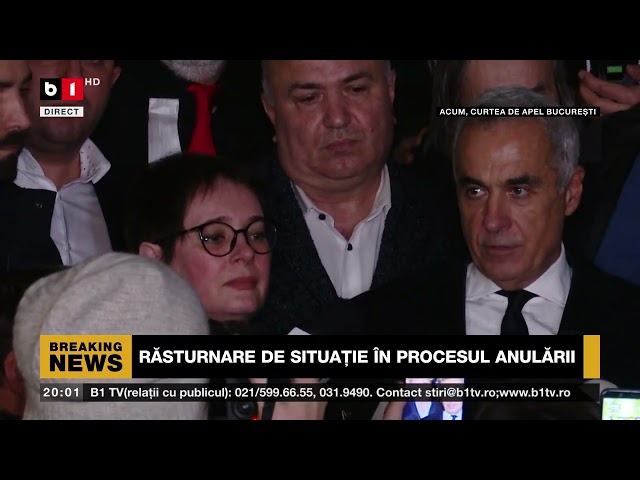 ACUM: PROCESUL S-A AMÂNAT. DECLARAȚII CĂLIN GEORGESCU LA IEȘIREA DE LA CAB_Știri B1TV_30 dec. 2024