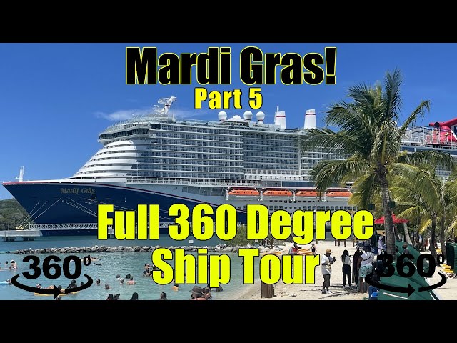 Carnival Mardi Gras 360 Complete Video Tour - Part 5