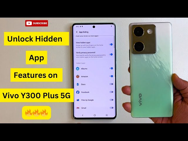 Simple App Hide/Show Tutorial for Vivo Y300 Plus 5G