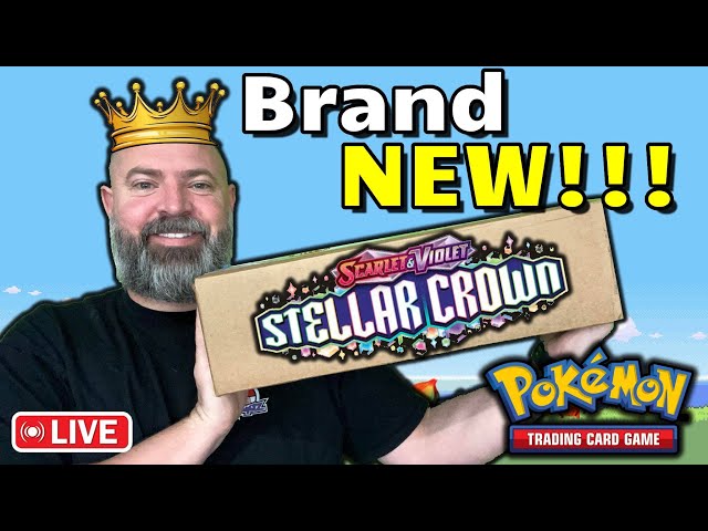 Pokemon's STELLER CROWN Is Here! Opening an ENITRE CASE of Booster Boxes!!!