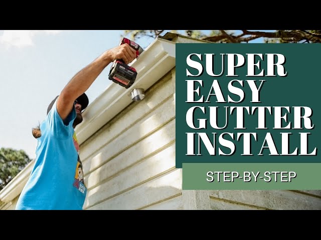 EASY How To Install Gutters | Beginner Friendly in Depth How-To (SUBTITLES)