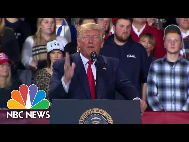 Trump Reacts To Impeachment Vote At Rally | NBC News