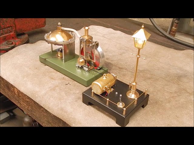 The effect of varying pulley ratios on a model steam engine and generator