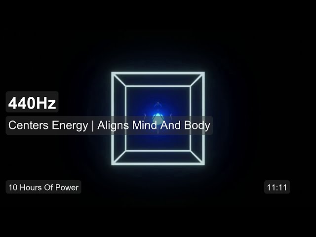 440 Hz Tone for Centered Energy and Harmony