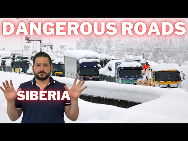 Russia Has Horrible Roads In Winter | Be Careful