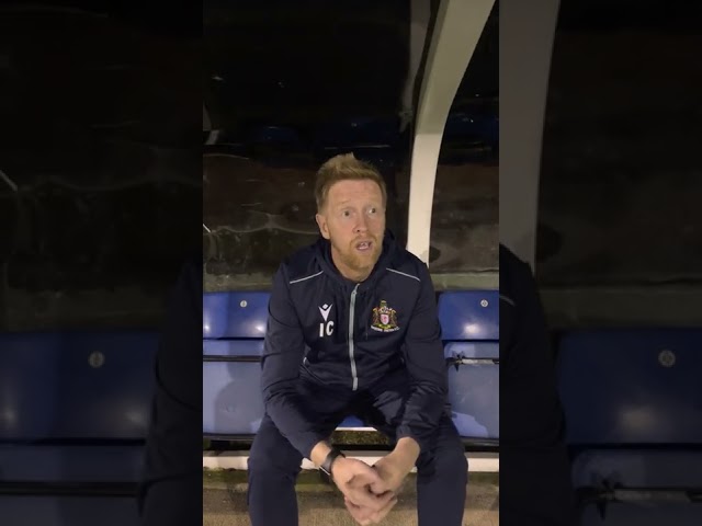 Matlock Town v Marske United | Ian Clark post match interview