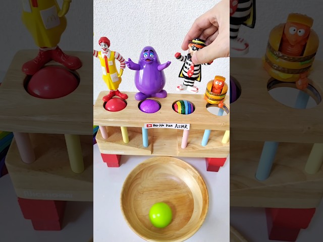 【Music＃895】Donald McDonald toys Oody satisfying ASMR #shorts #mcdonalds #asmr @marblerun-asmr