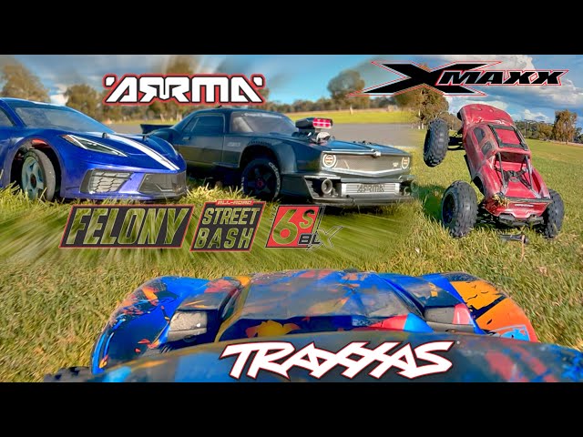 Traxxas X-Maxx and Arrma Felony one of the best RC cars!