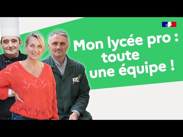 L'accompagnement en lycée professionnel