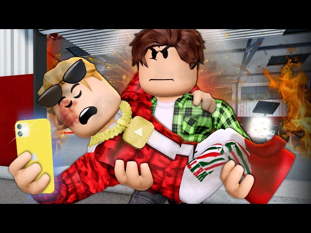 He SAVED A YOUTUBERS LIFE! (A Roblox Movie)