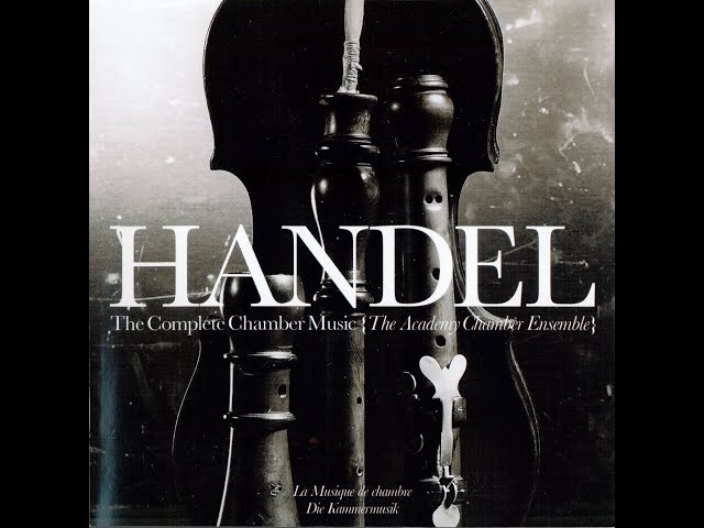 Georg Friedrich Händel (1685-1759) - The Complete Chamber Music / Cd´s 1- 3