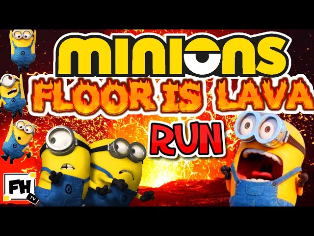 Minions Floor Is Lava 🔥 Chase - Brain Break | Movement Activity GoNoodle Inspired