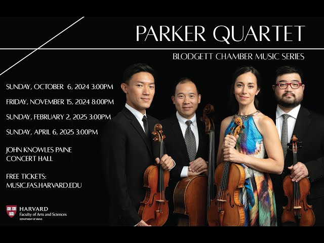 The Blodgett Chamber Music Series Presents: Parker Quartet