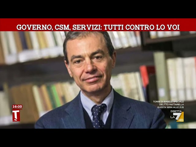 Governo, CSM, servizi: tutti contro Lo Voi