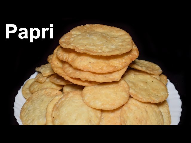 Homemade Papri Recipe - How to make Papri for Chaats - Papdi Ramadan Special Recipe