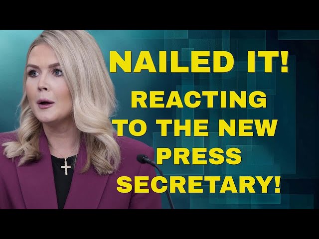 The New Press Secretary Pulls No Punches!