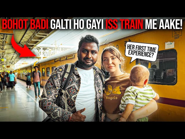 My Russian Wife First Time In Indian Train Went Wrong 😌|| Must Watch