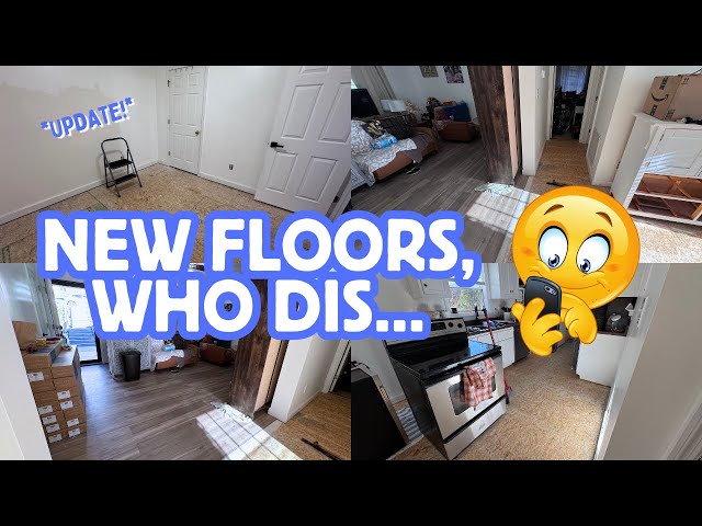 My EPIC Home Makeover :  Painting, Prepping & NEW FLOOR Reveal!