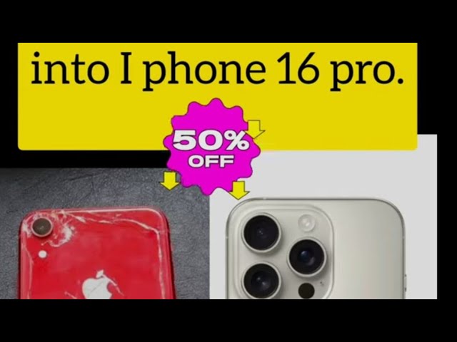 convert your iphone xr into i phone 16 pro @SonubhatiJZB