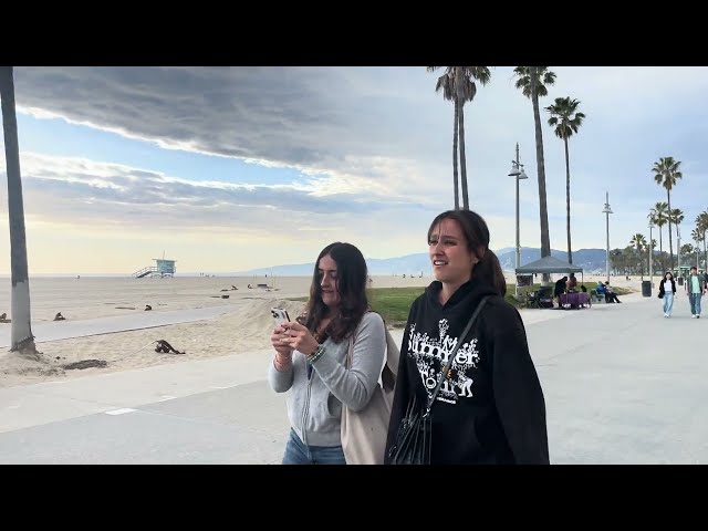 Venice Boardwalk, Ocean front walk, Los Angeles, California, Today Friday afternoon walk with me..