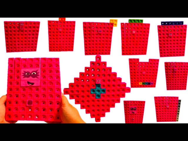 Making Number block 80-89 80 81 82 83 84 85 86 87 88 89 with Unofficial sticker Satisfying ASMR