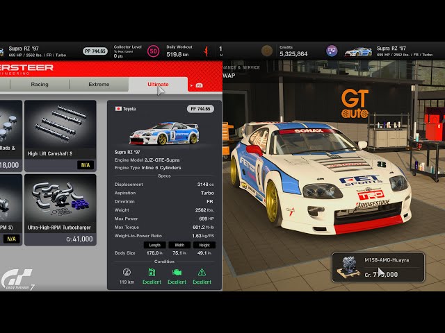 Gran Turismo 7 | Short Showcase - Tuning Option & GT Auto Engine Swap [4KPS5]