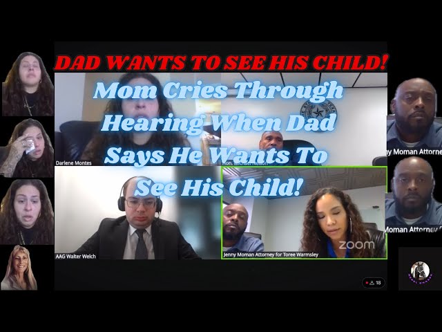 Mom Cries Through Hearing When Dad Says He Wants To See His Son!