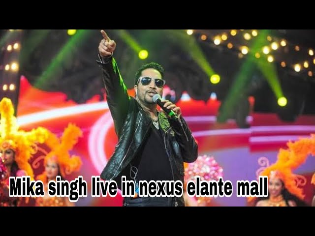 Mika singh live Show in Elante Mall Chandigarh | Mika Singh #mikasingh