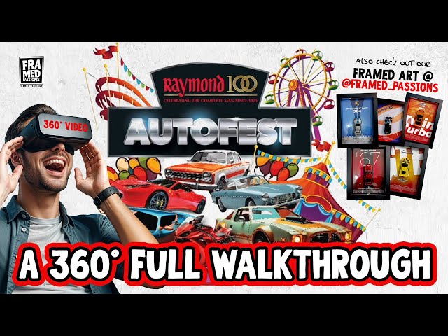 Immerse Yourself in the Raymond Autofest 2025: A 360° Walkthrough of Car Enthusiast's Paradise