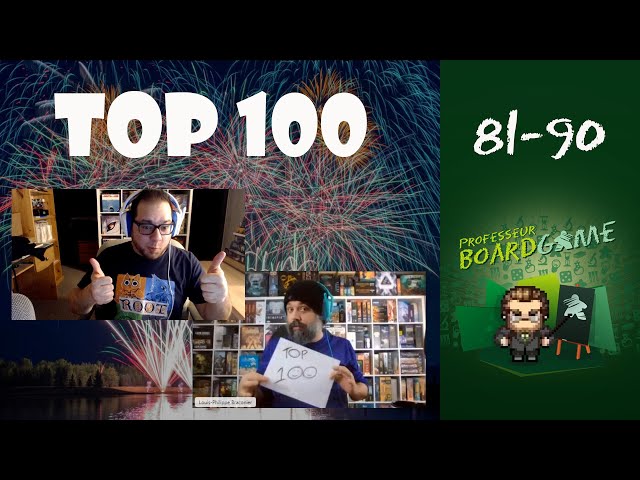 TOP 100 - MEILLEURS JEUX (81-90)